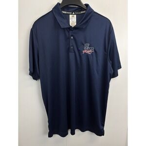 Adidas Performance Navy Blue Polo ST Rebels Shirt Mens‎ Size XL